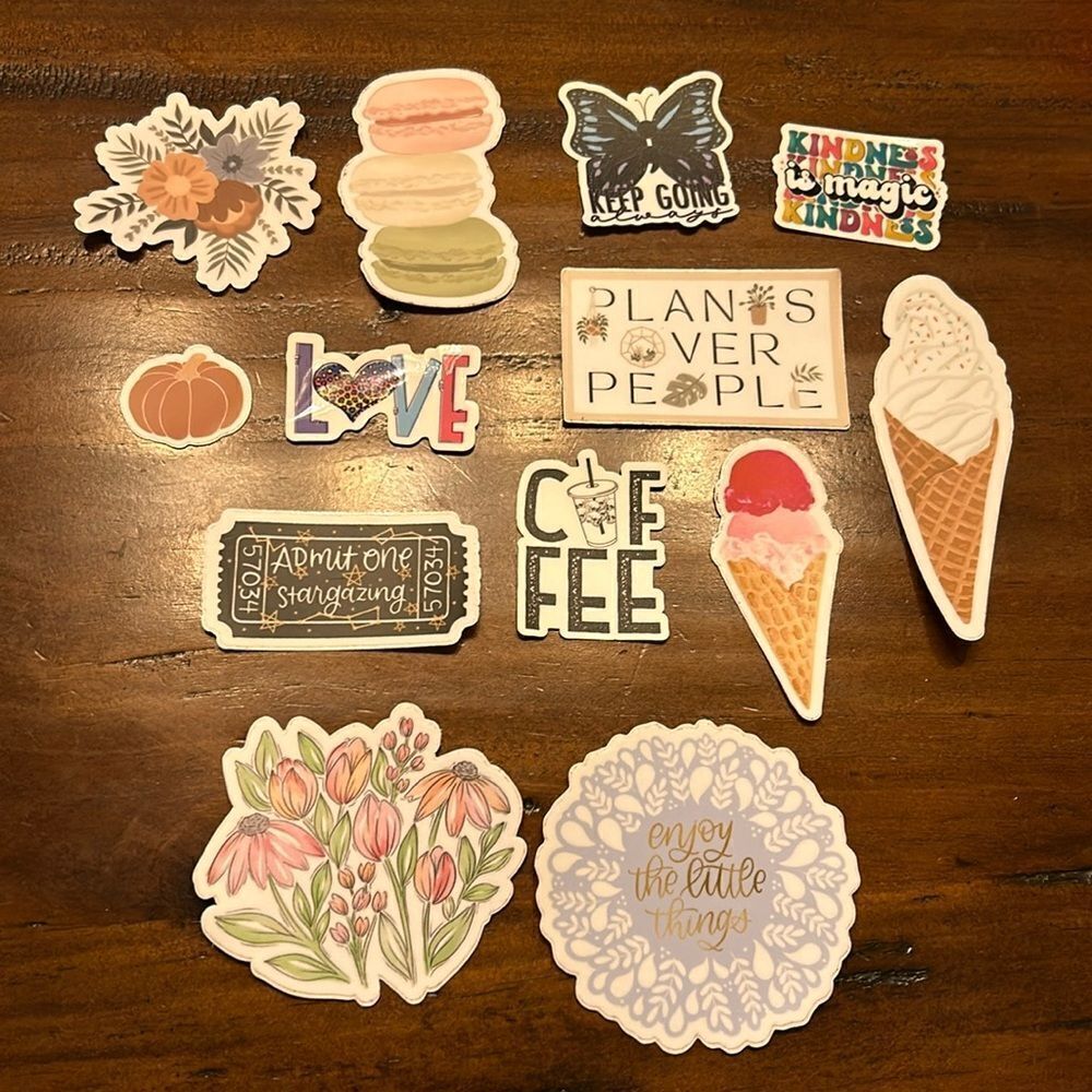 Stickers 13 as a bundle